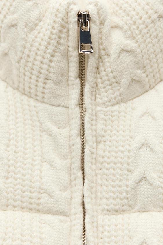 Knit Puffer Anorak