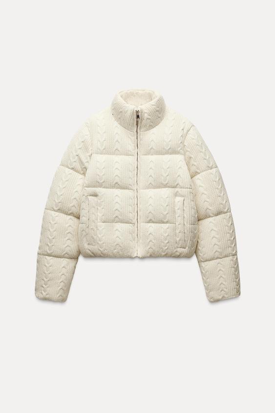 Knit Puffer Anorak